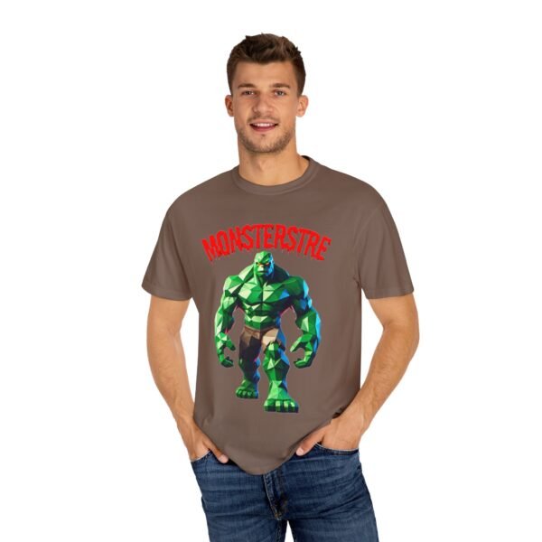 Monster-Inspired Unisex Garment-Dyed T-Shirt | 1st Edition Graphic Tee - Image 24