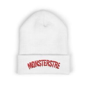 Monsterstre Embroidered Classic Cuffed Beanie - Cozy Winter Accessory