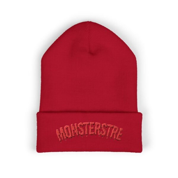 Monsterstre Embroidered Classic Cuffed Beanie - Cozy Winter Accessory - Image 17