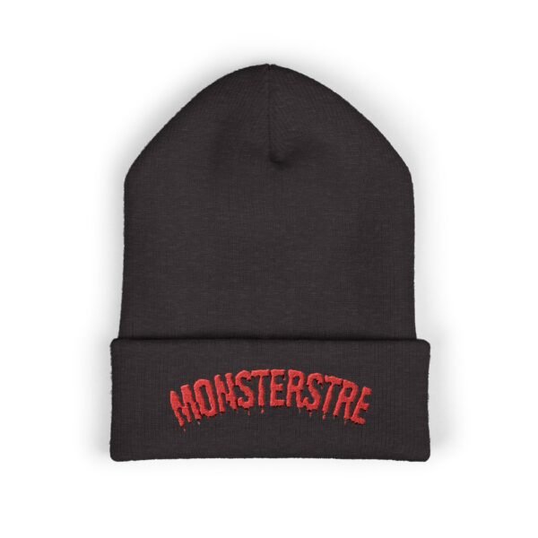 Monsterstre Embroidered Classic Cuffed Beanie - Cozy Winter Accessory - Image 15