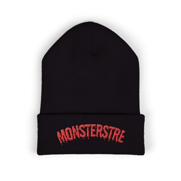 Monsterstre Embroidered Classic Cuffed Beanie - Cozy Winter Accessory - Image 11