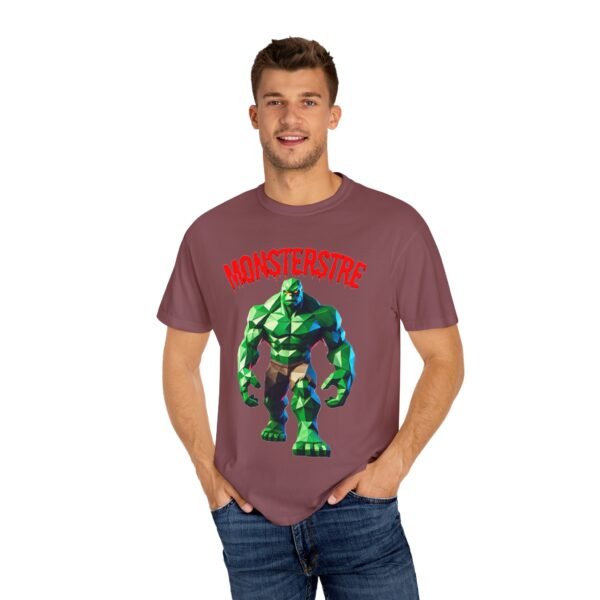 Monster-Inspired Unisex Garment-Dyed T-Shirt | 1st Edition Graphic Tee - Image 8