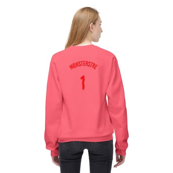 Unisex Fleece Crewneck Sweatshirt - 'Monsterstre' Design - Image 28