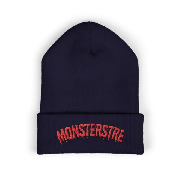 Monsterstre Embroidered Classic Cuffed Beanie - Cozy Winter Accessory - Image 9