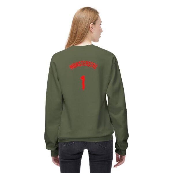 Unisex Fleece Crewneck Sweatshirt - 'Monsterstre' Design - Image 16