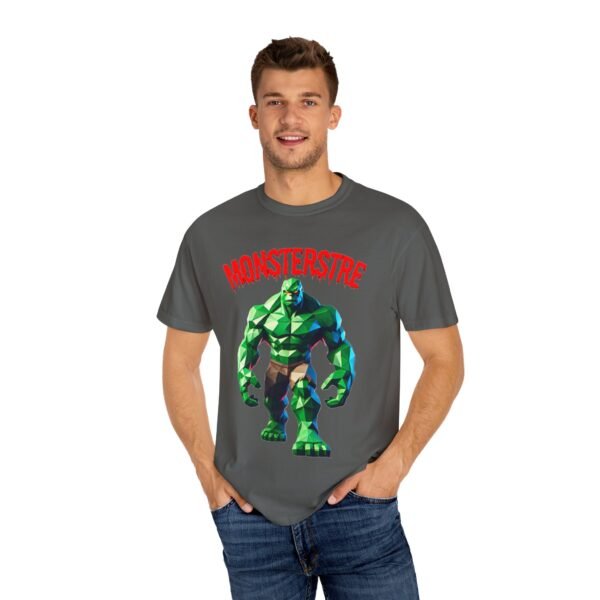 Monster-Inspired Unisex Garment-Dyed T-Shirt | 1st Edition Graphic Tee - Image 28