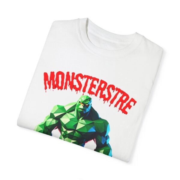 Monster-Inspired Unisex Garment-Dyed T-Shirt | 1st Edition Graphic Tee - Image 3